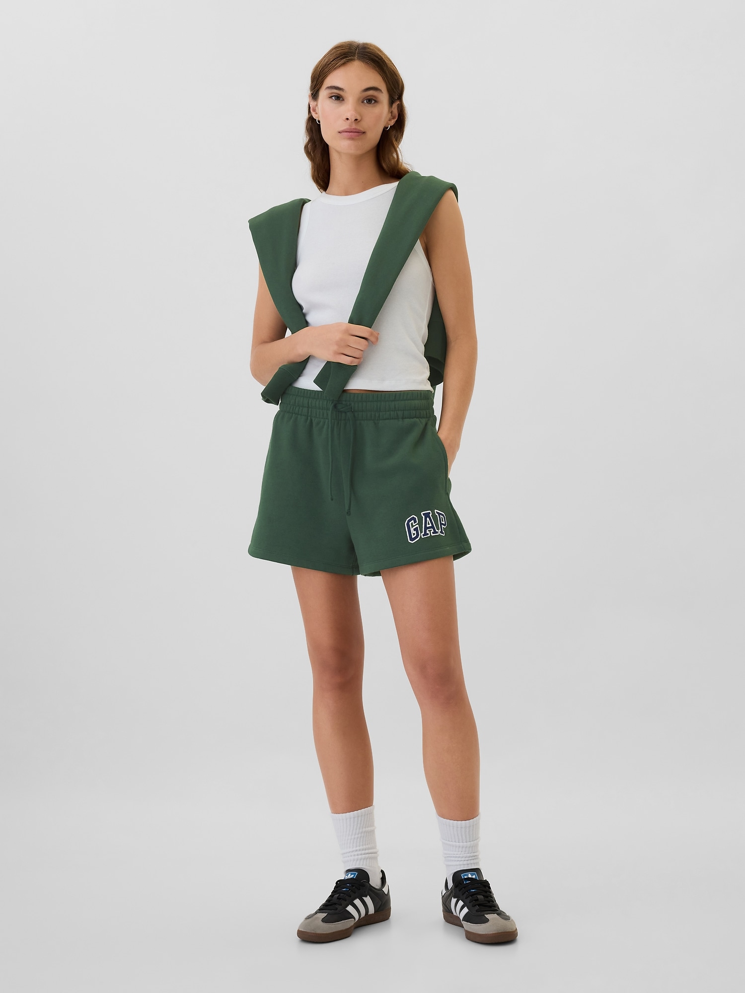 Gap Logo Shorts - Green