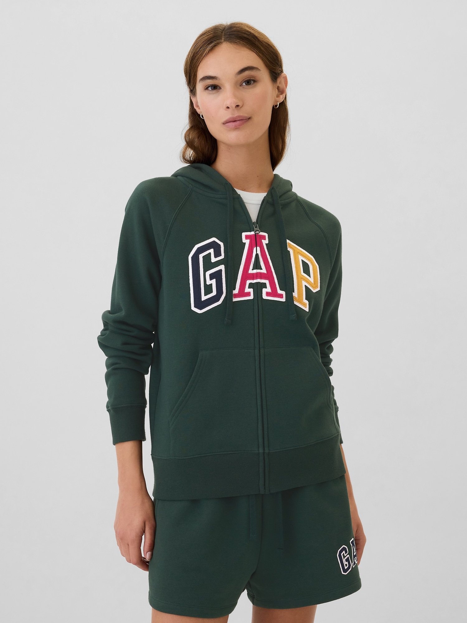 Gap Logo Zip Hoodie