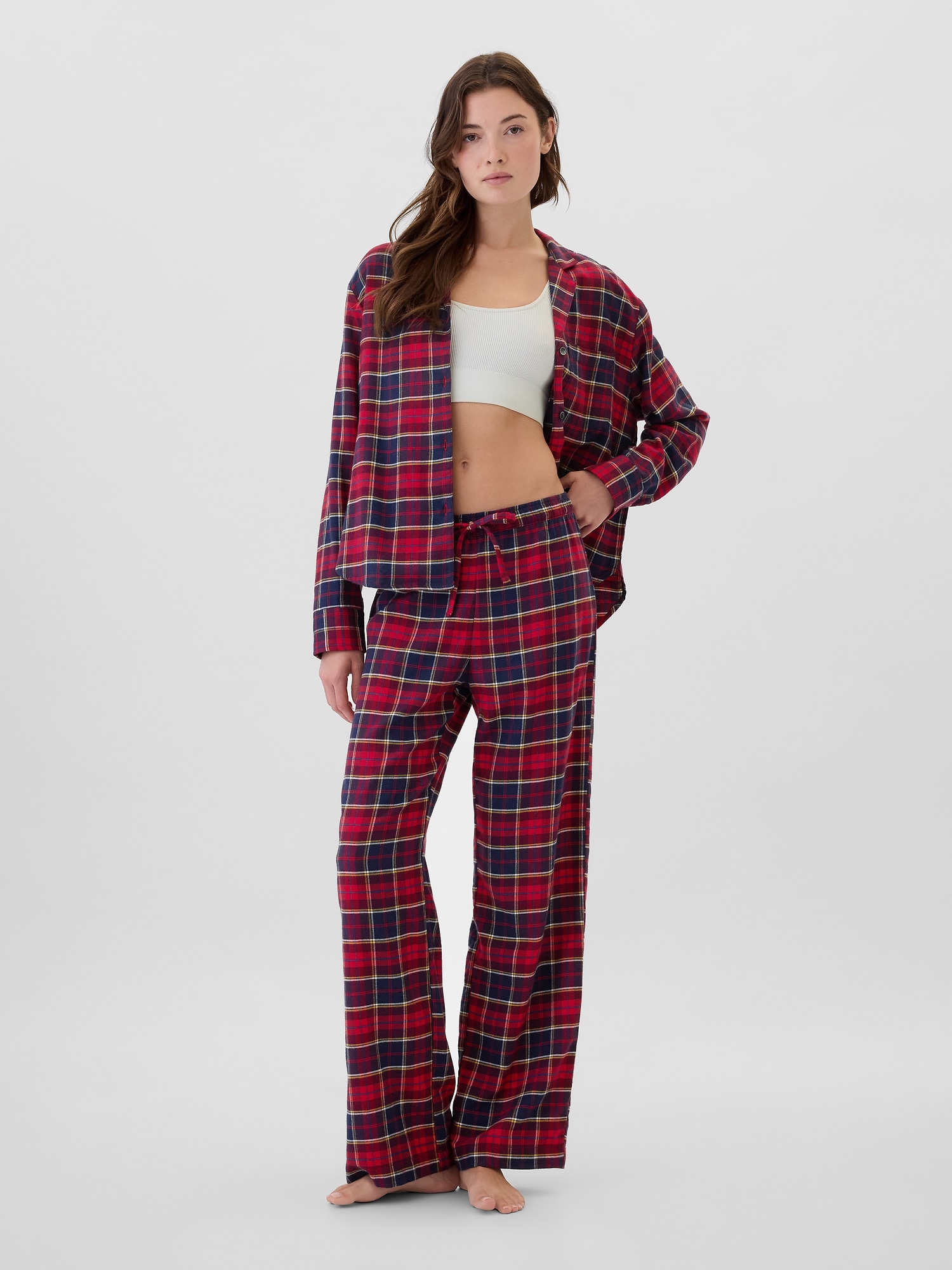 Relaxed Flannel PJ Pants