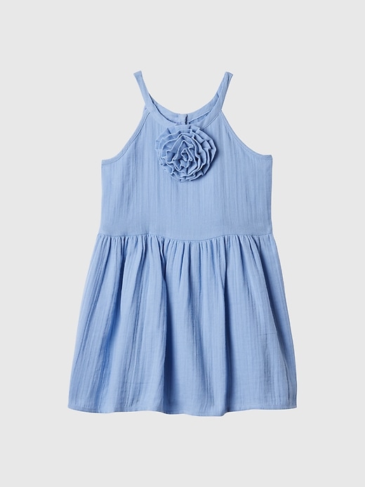 Image number 4 showing, babyGap Print Sleeveless Rosette Dress