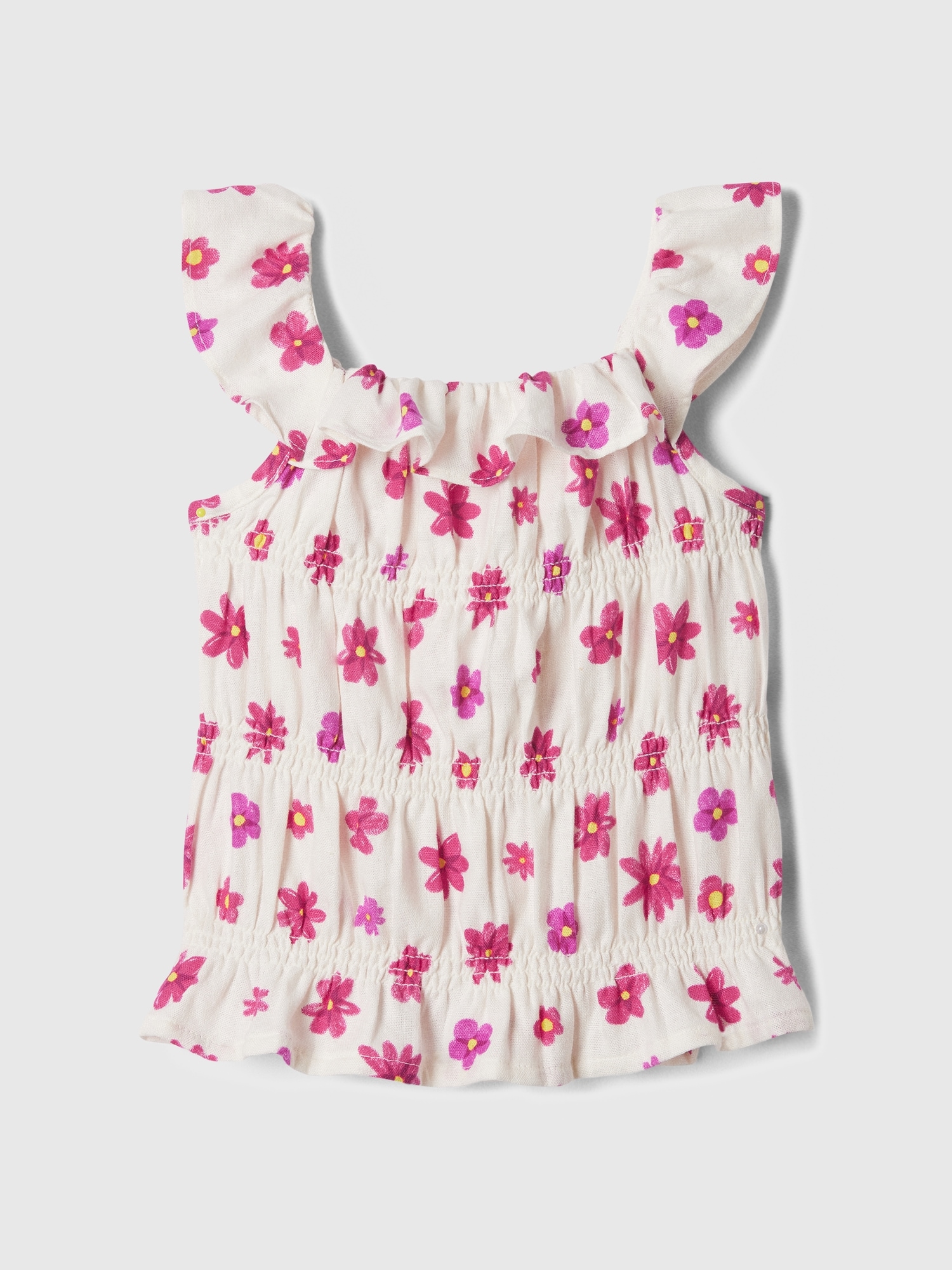 babyGap Smocked Ruffle Top