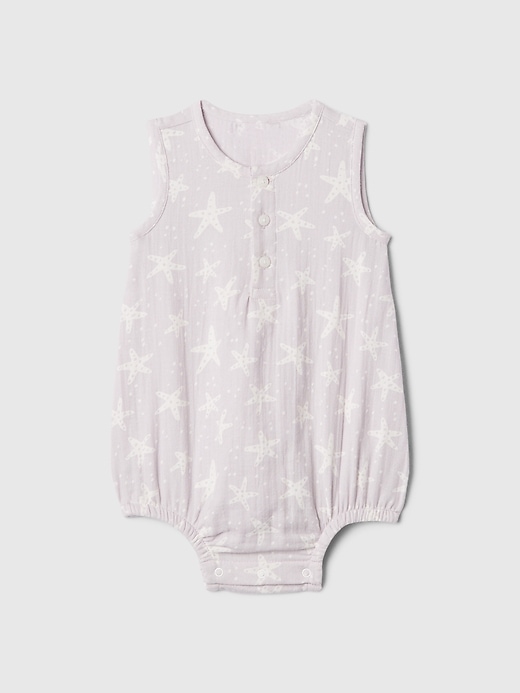 Image number 1 showing, Baby Henley Bodysuit