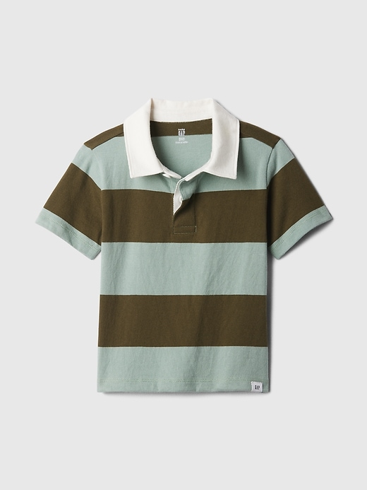 Image number 1 showing, babyGap Stripe Rugby Polo Shirt