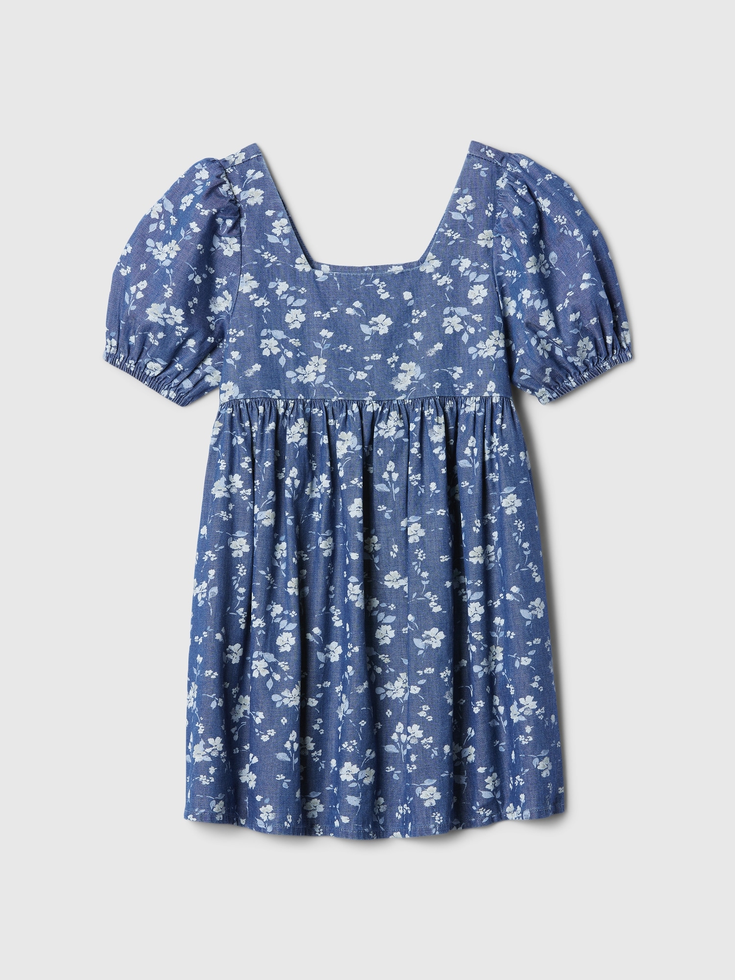 babyGap Chambray Puff Sleeve Dress