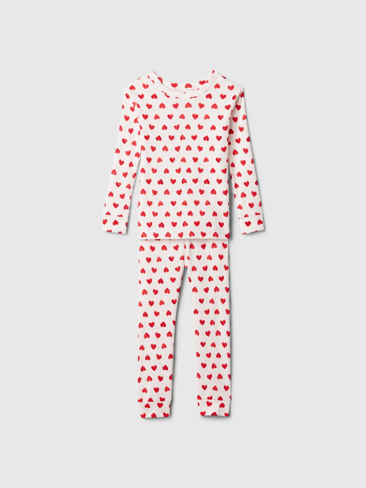 babyGap 100% Organic Cotton Heart PJ Set - Red