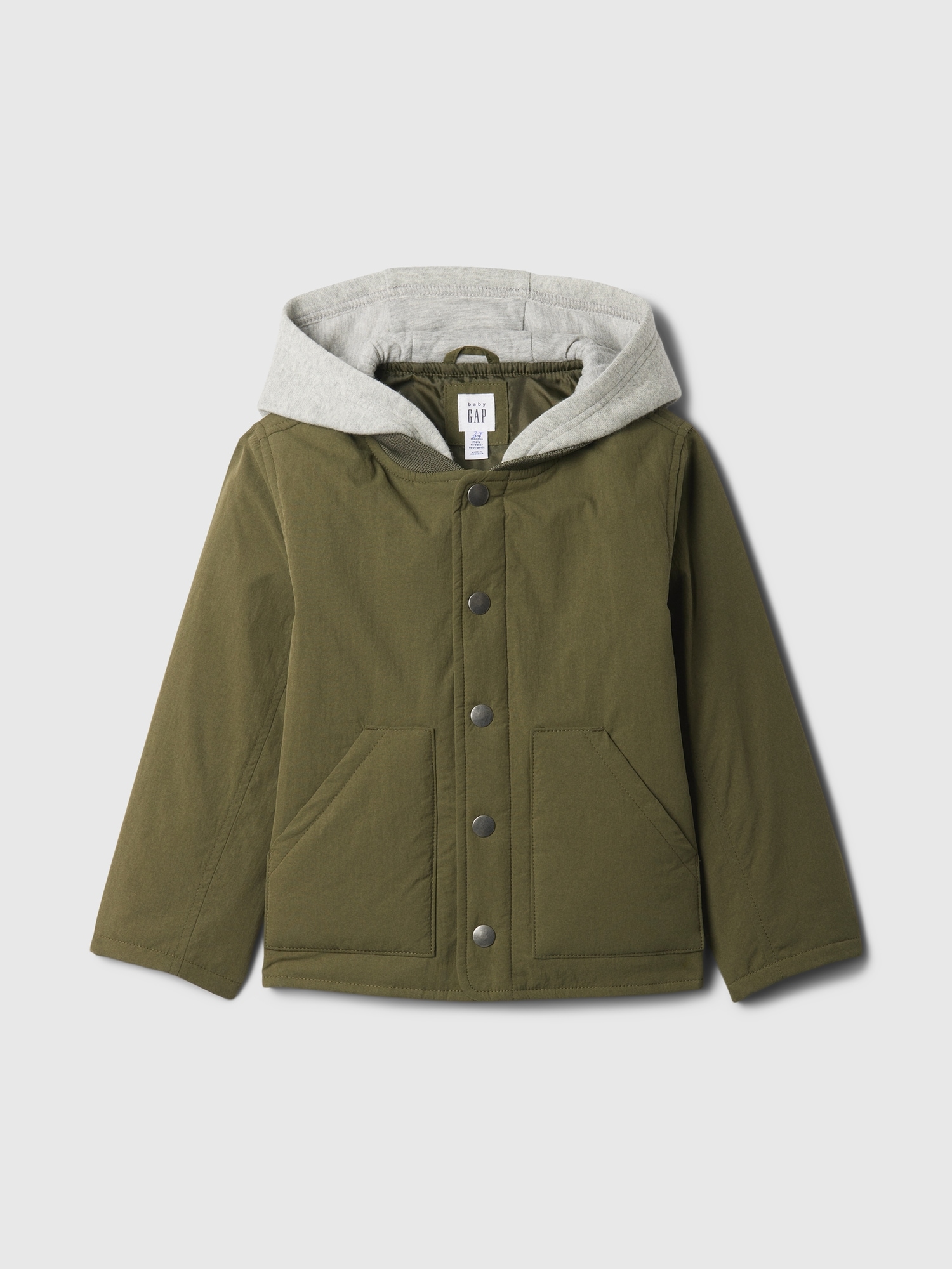 babyGap Recycled Hoodie Bomber Jacket