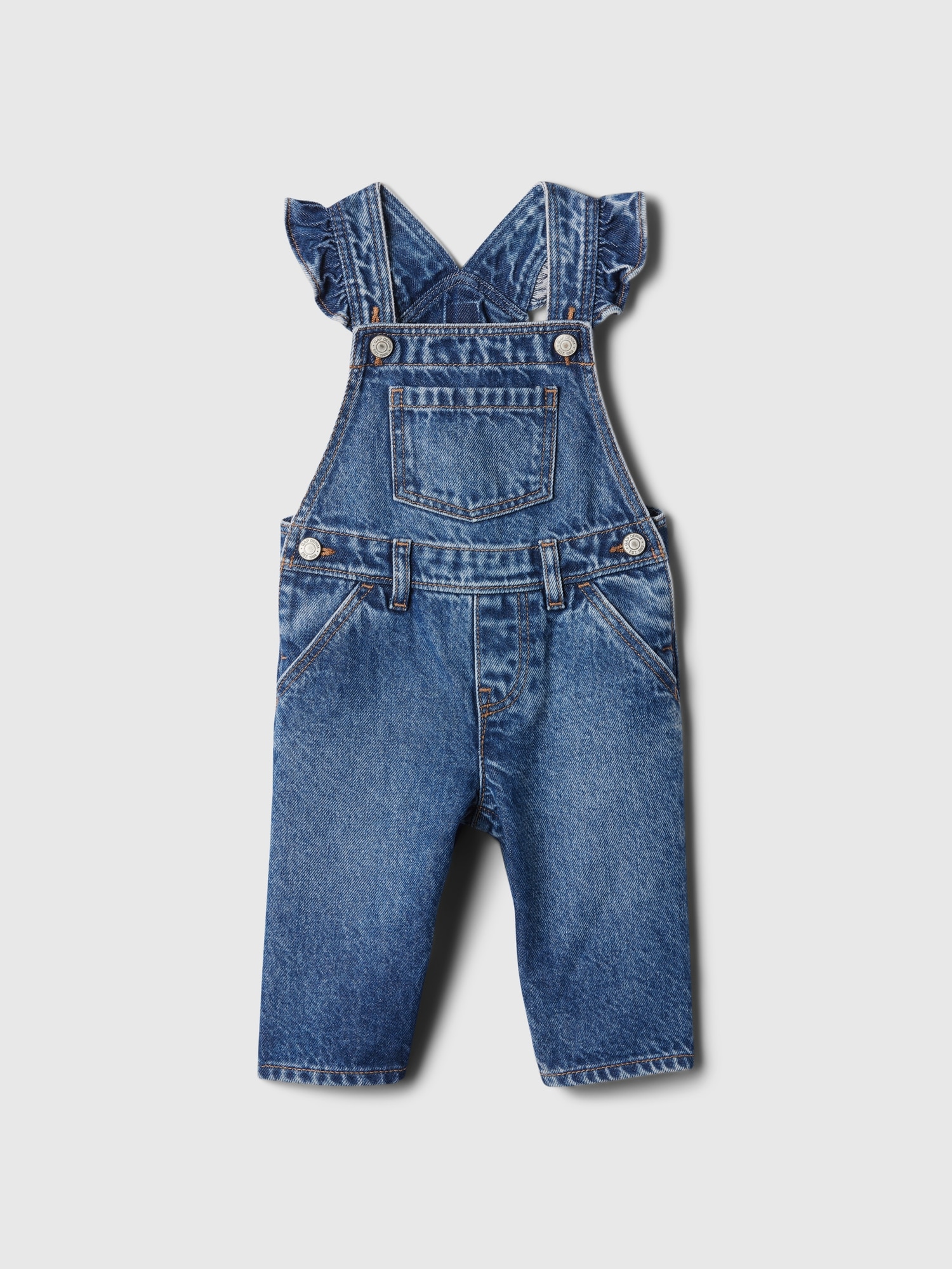 babyGap Ruffle Overalls