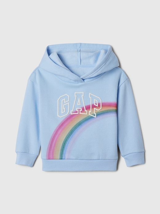 Image number 1 showing, babyGap Relaxed Logo Graphic Hoodie