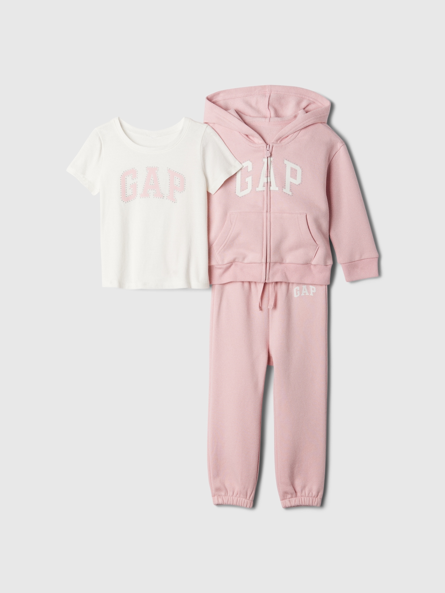 babyGap Logo Three-Piece Outfit Set