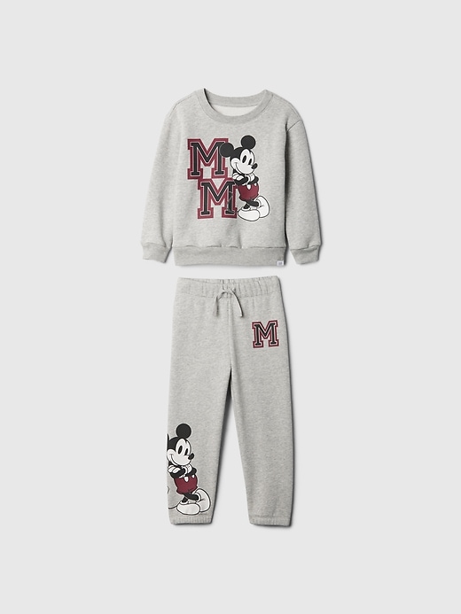 Image number 1 showing, babyGap &#124 Disney Mickey Mouse Fleece Two-Piece Outfit Set