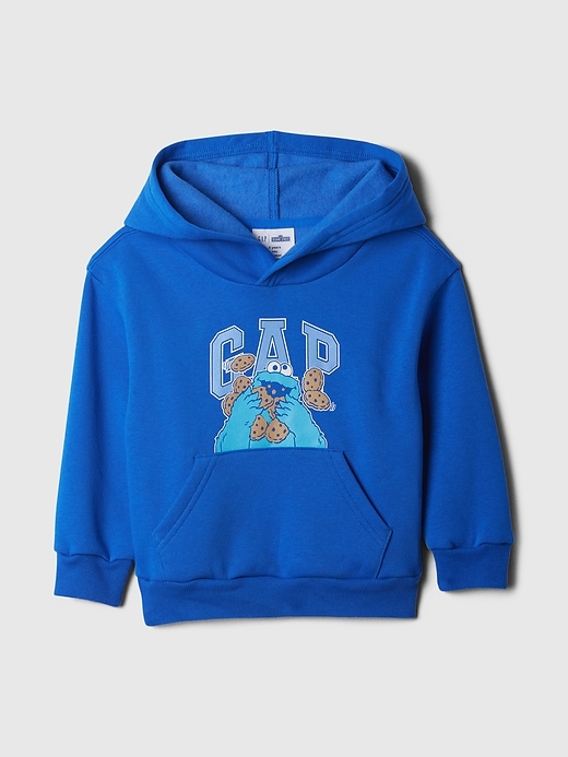 Image number 1 showing, babyGap &#124 Relaxed Sesame Street Logo Hoodie