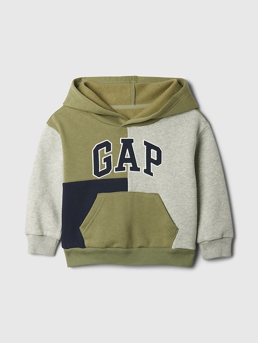 Image number 1 showing, babyGap Relaxed Logo Colorblock Hoodie