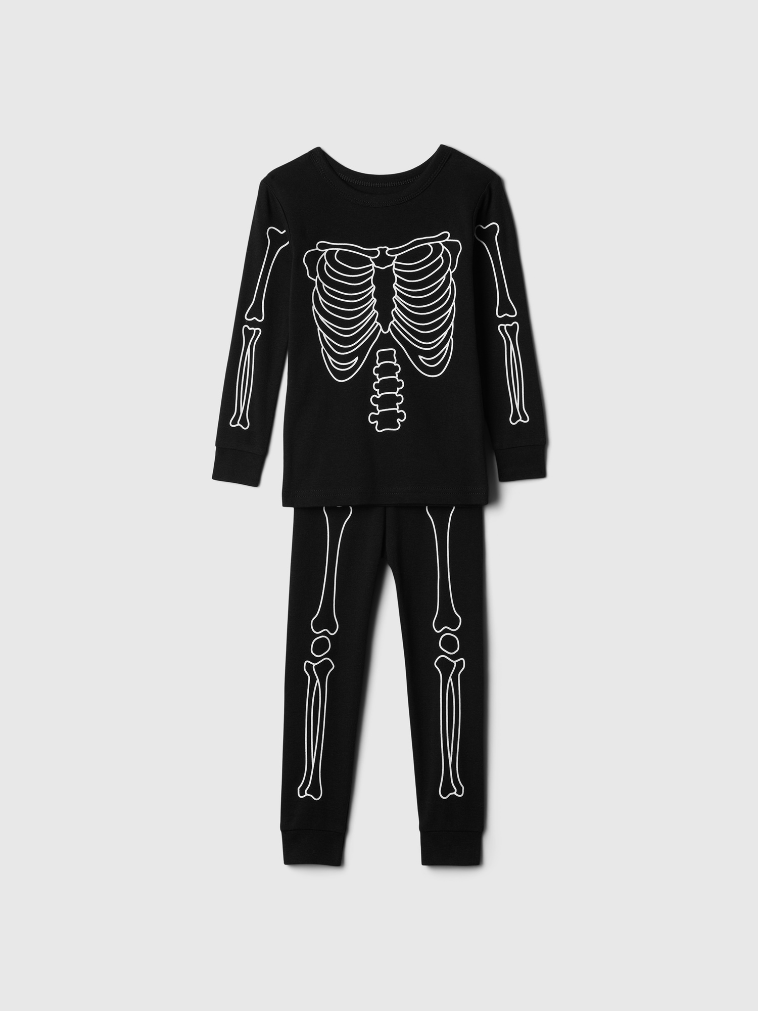 Kids & babyGap 100% Organic Cotton Skeleton PJ Set