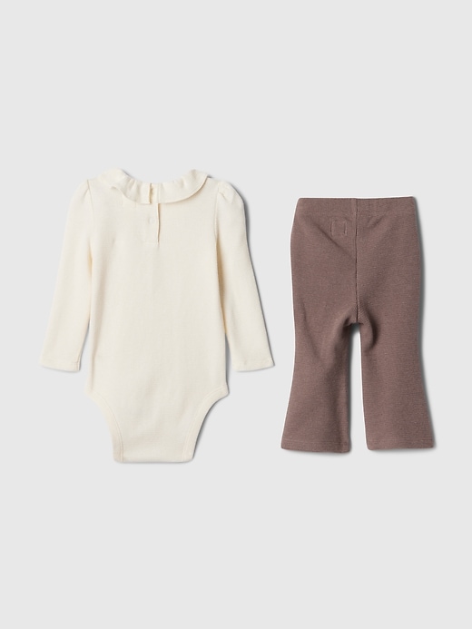 Image number 2 showing, Baby Waffle-Knit Two-Piece Outfit Set