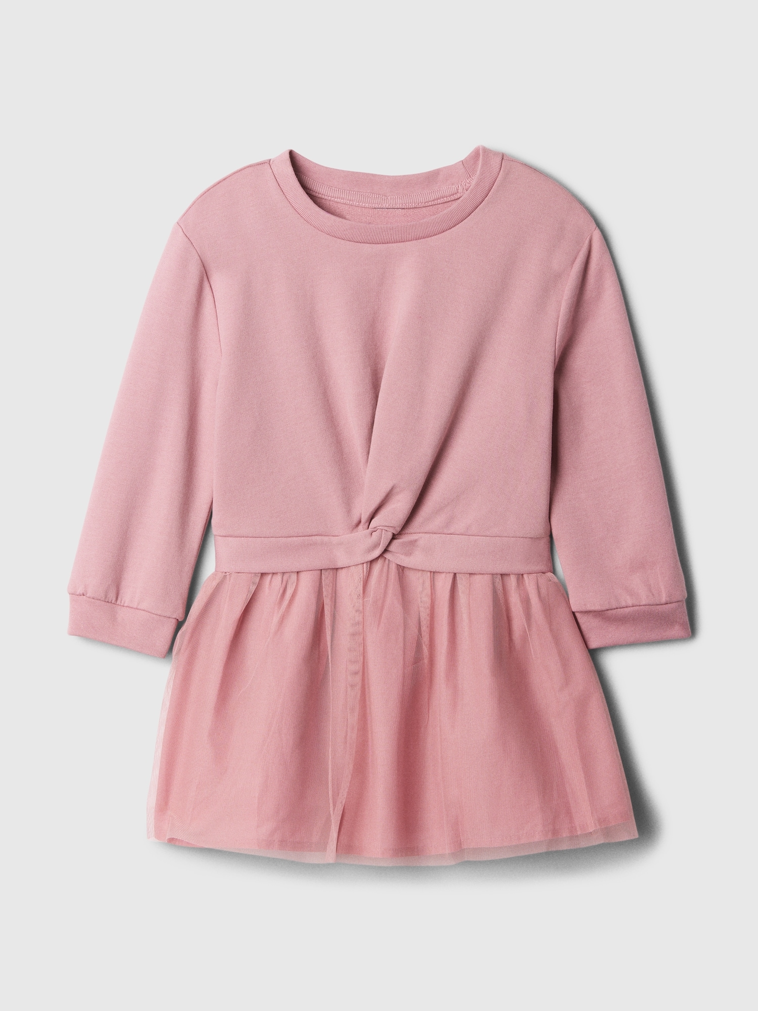 babyGap Twist-Front Sweatshirt Dress