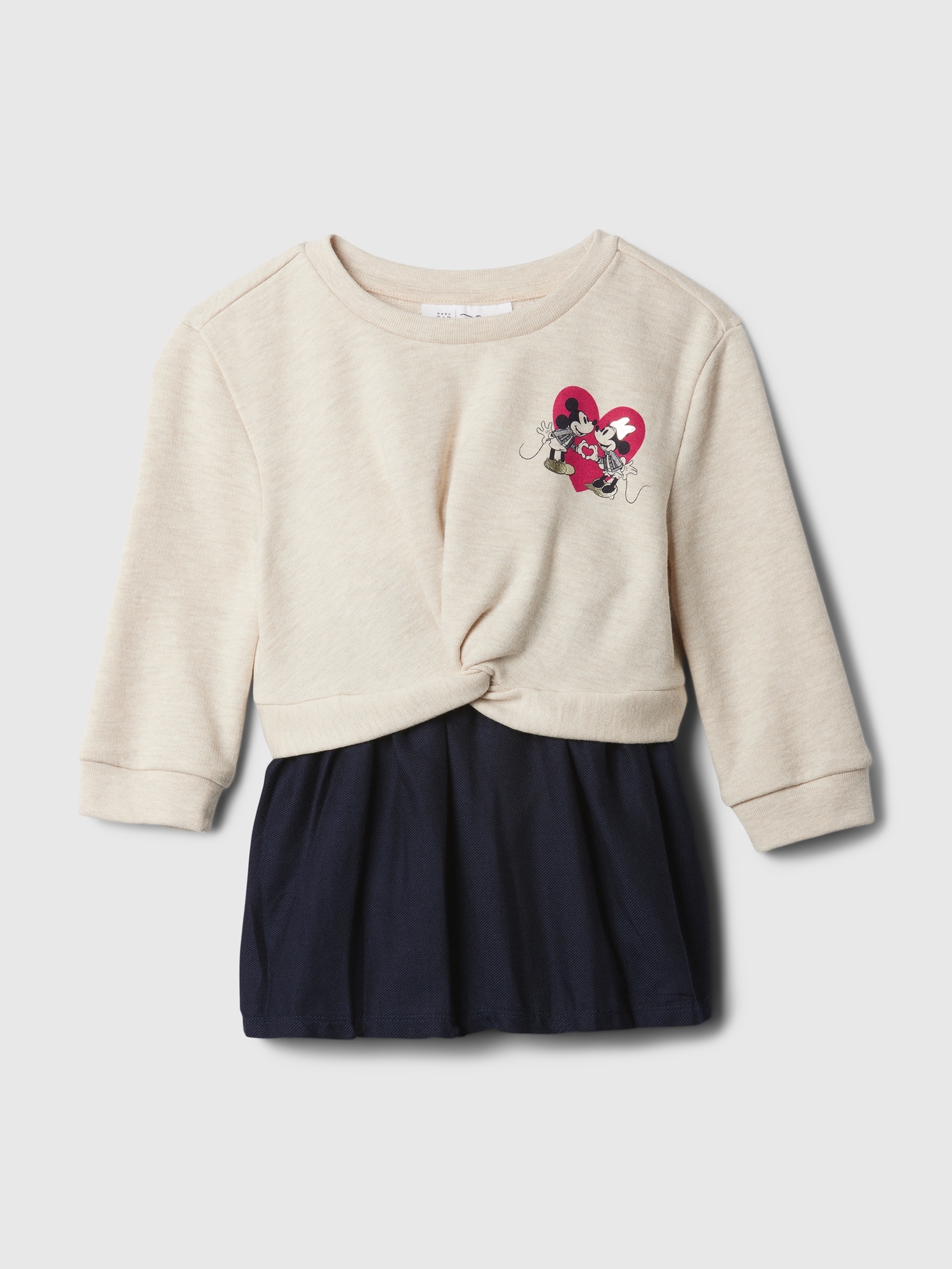 babyGap | Disney Twist-Front Sweatshirt Dress