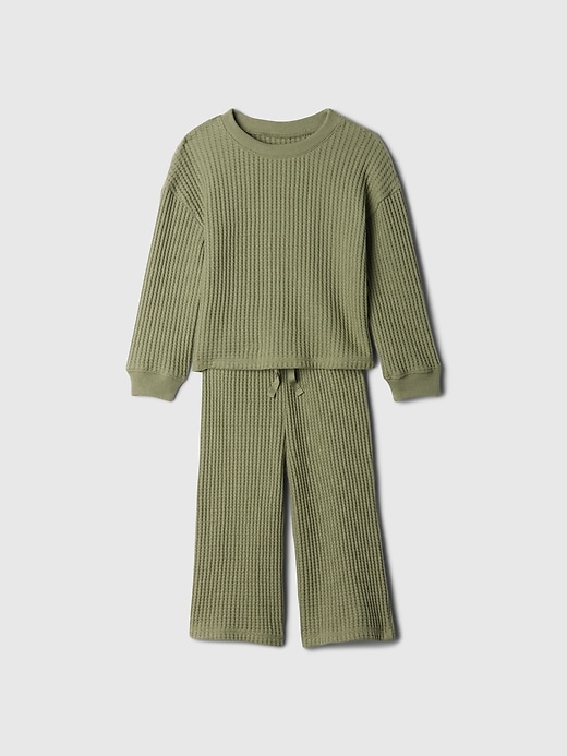 Image number 1 showing, babyGap Waffle-Knit Two-Piece Outfit Set