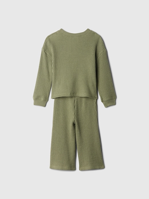 Image number 2 showing, babyGap Waffle-Knit Two-Piece Outfit Set