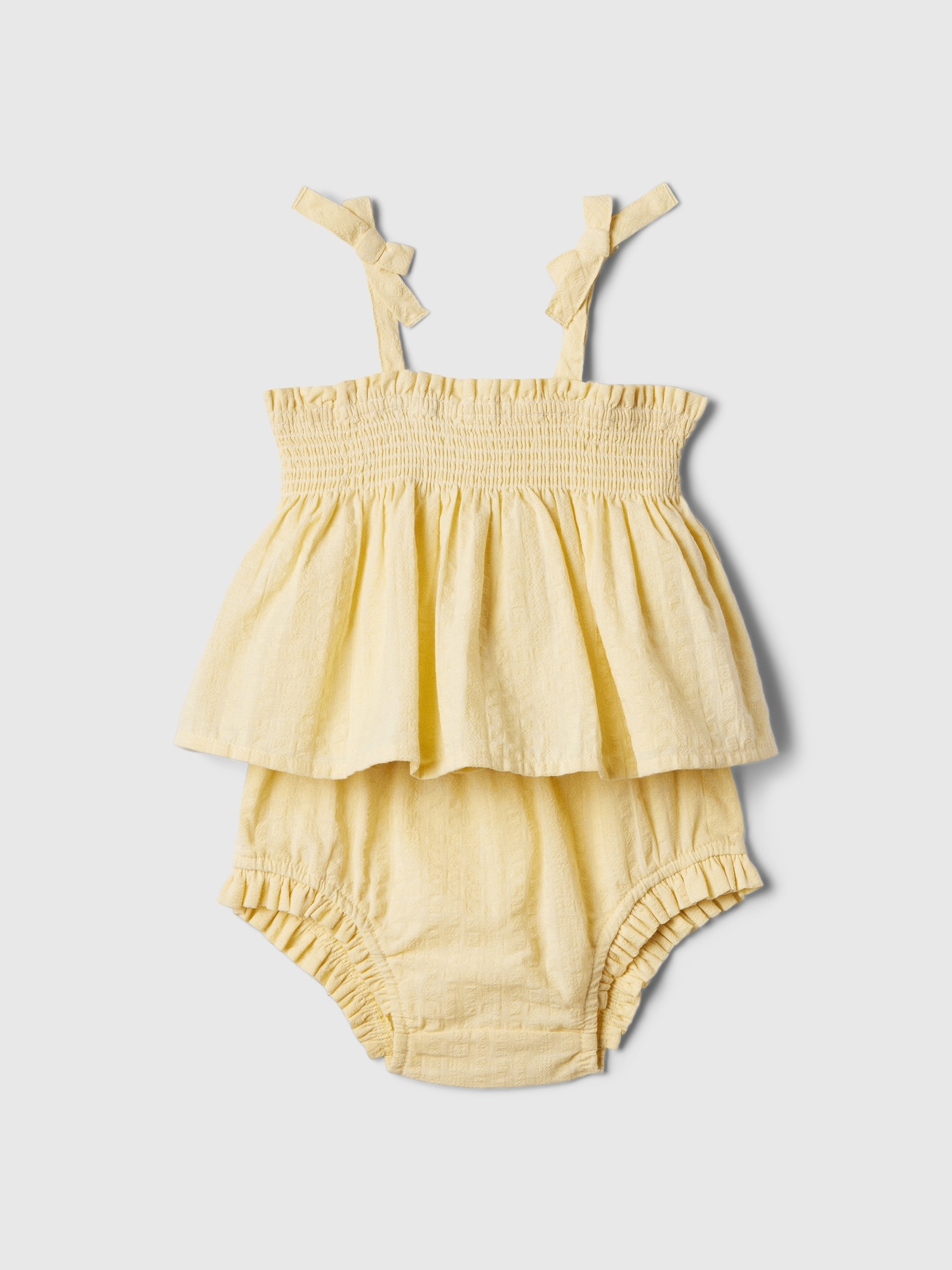 Baby Smocked Two-Piece Outfit Set