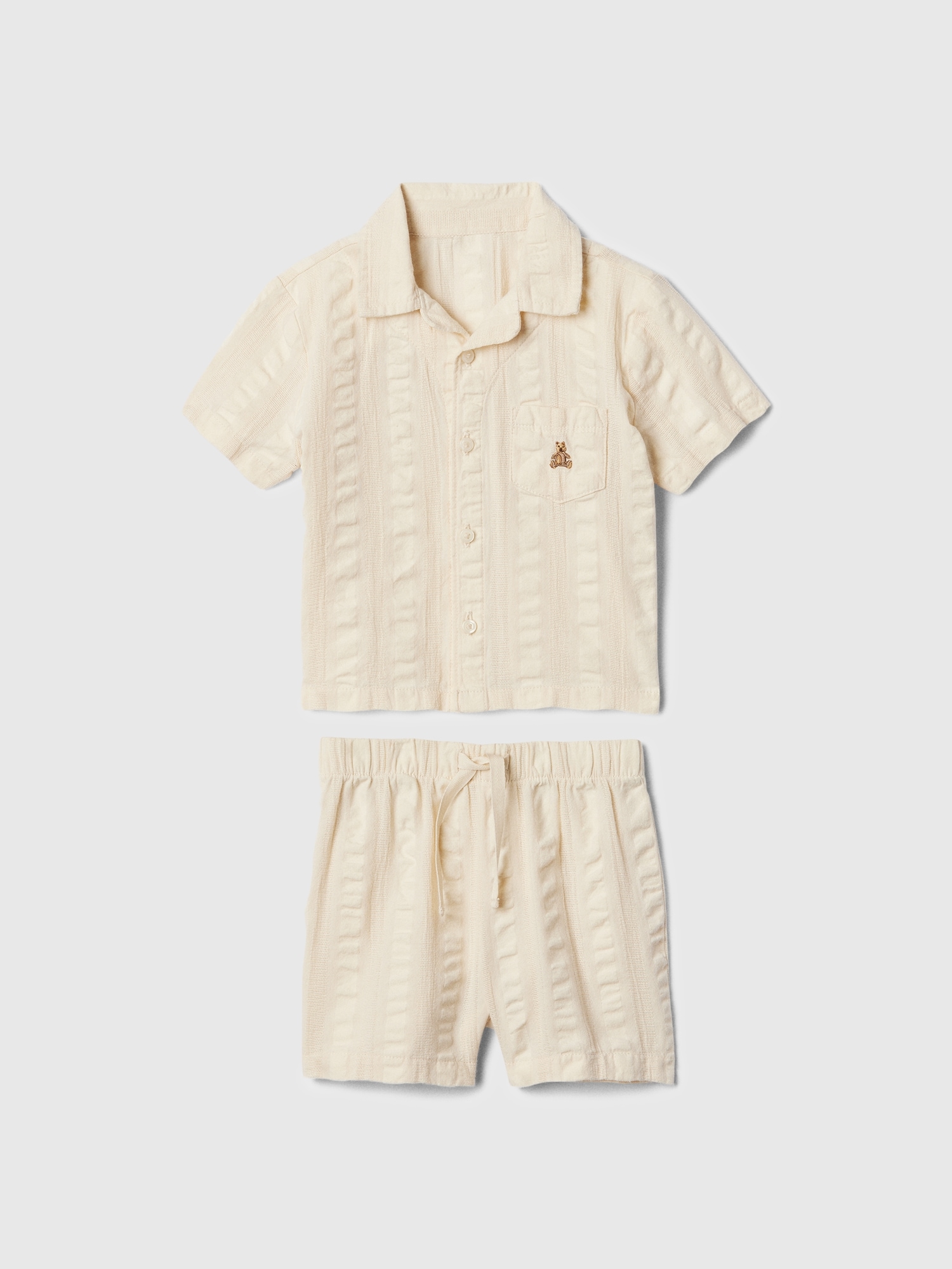 Baby Gauze Two-Piece Outfit Set