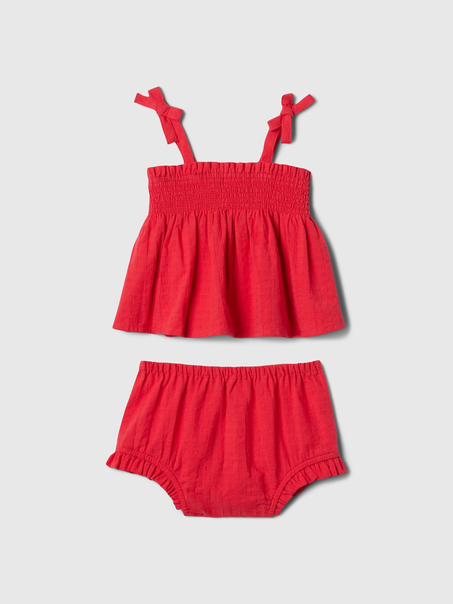 Baby Smocked Two Piece Outfit Set