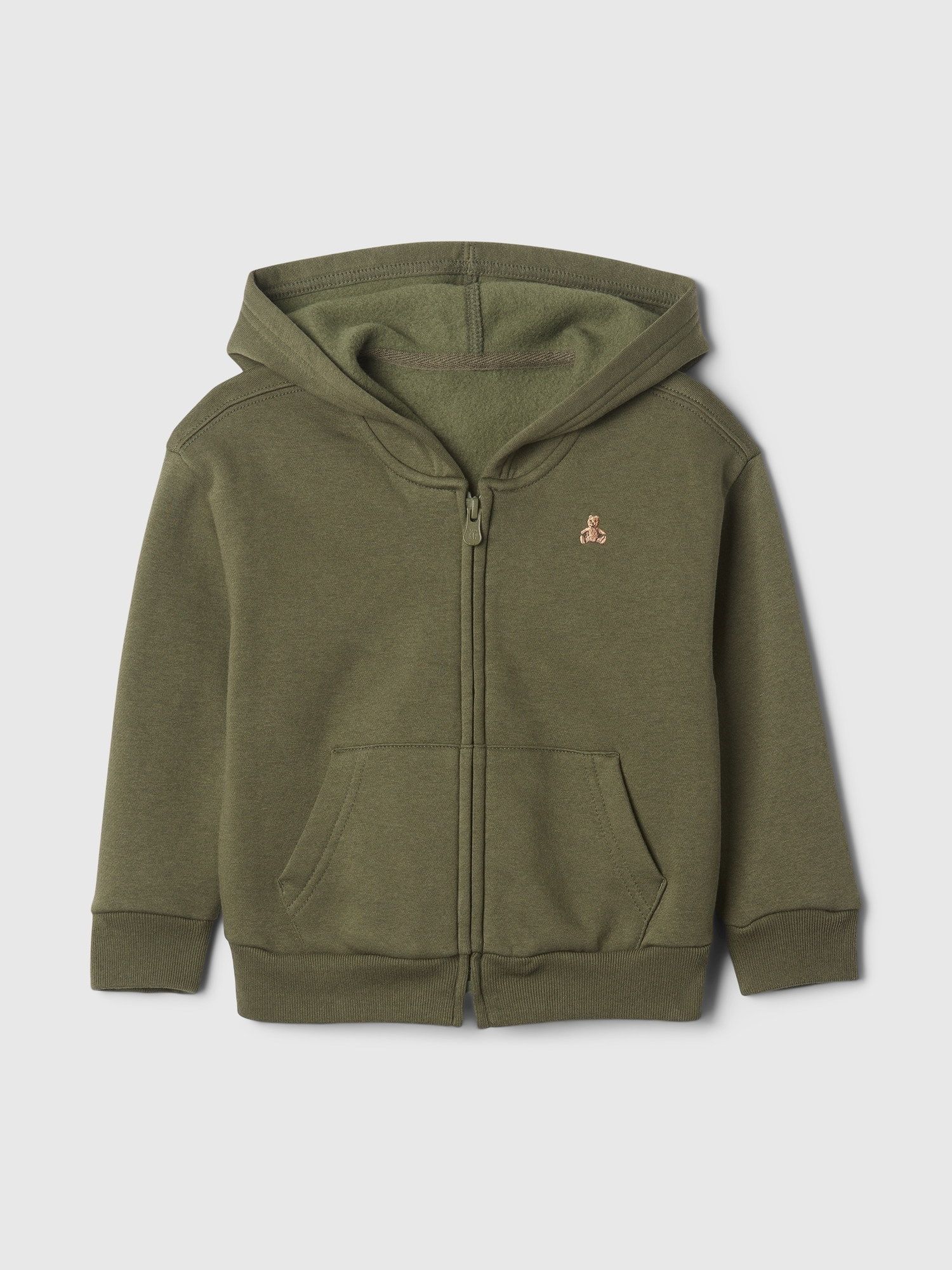 babyGap Relaxed Zip Hoodie - Green