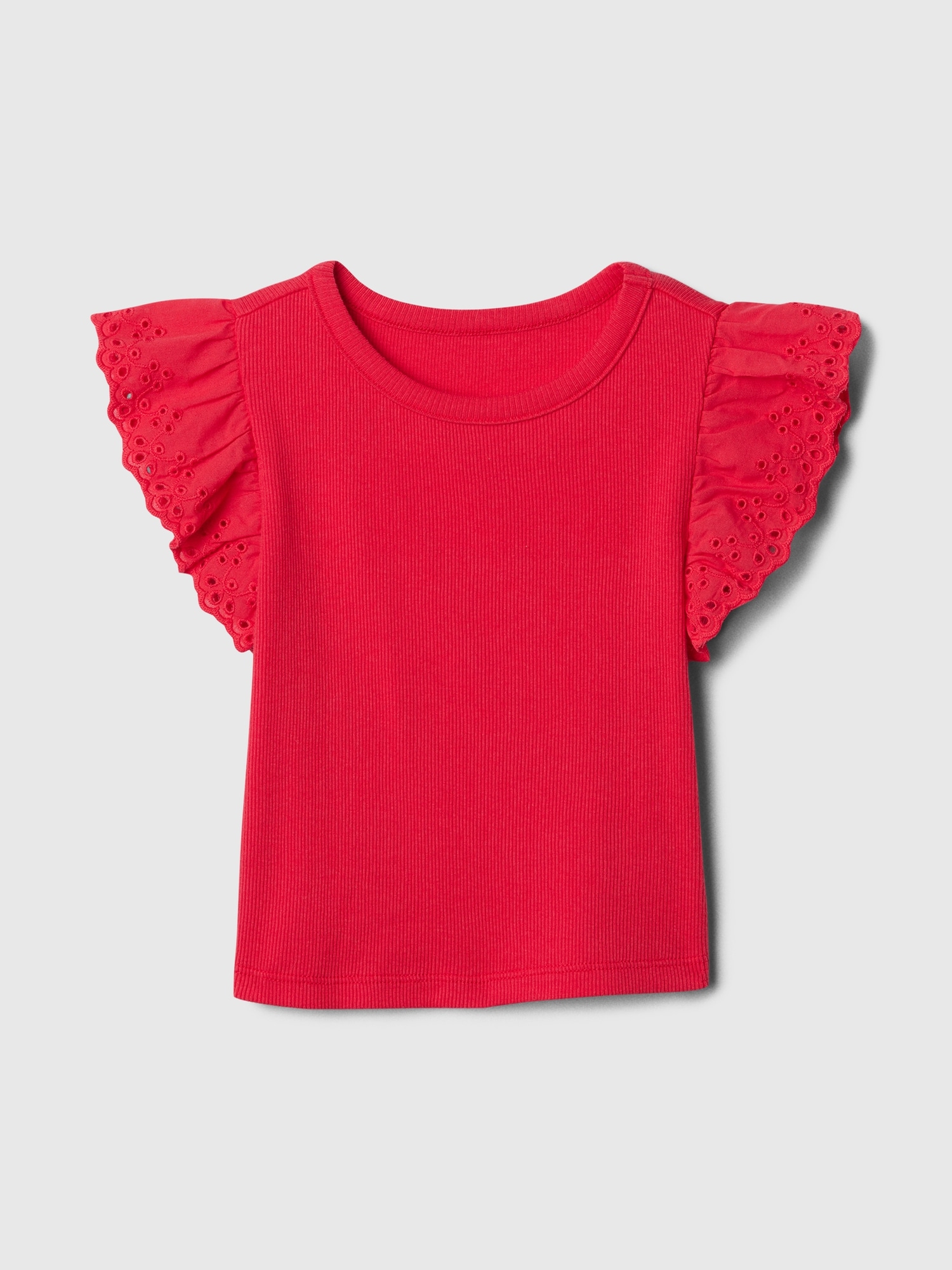 babyGap Ribbed Flutter Top