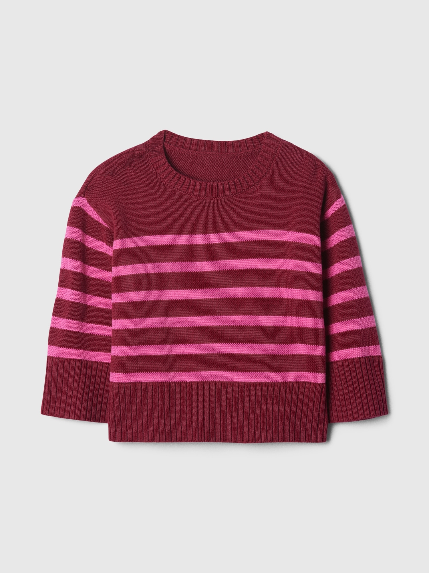 babyGap 24/7 Split-Hem Crewneck Sweater