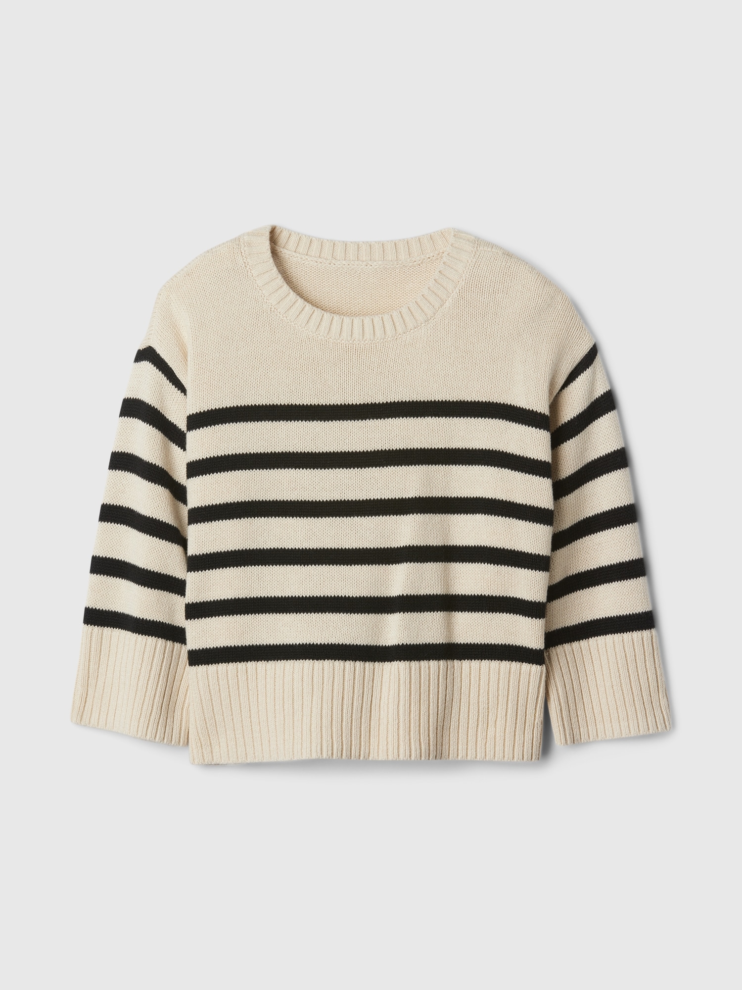 babyGap 24/7 Split-Hem Crewneck Sweater