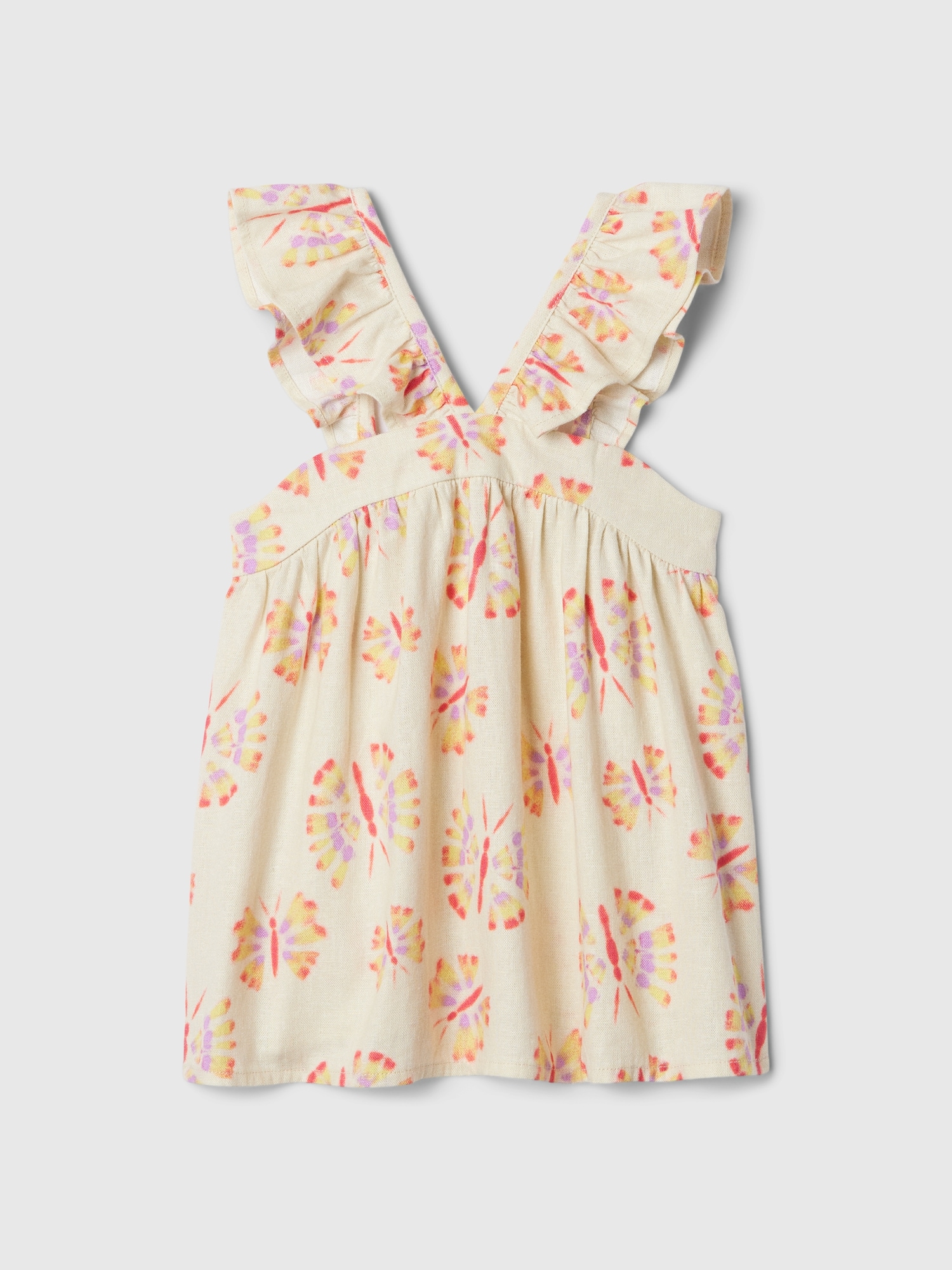 babyGap Linen-Blend Ruffle Tank Top