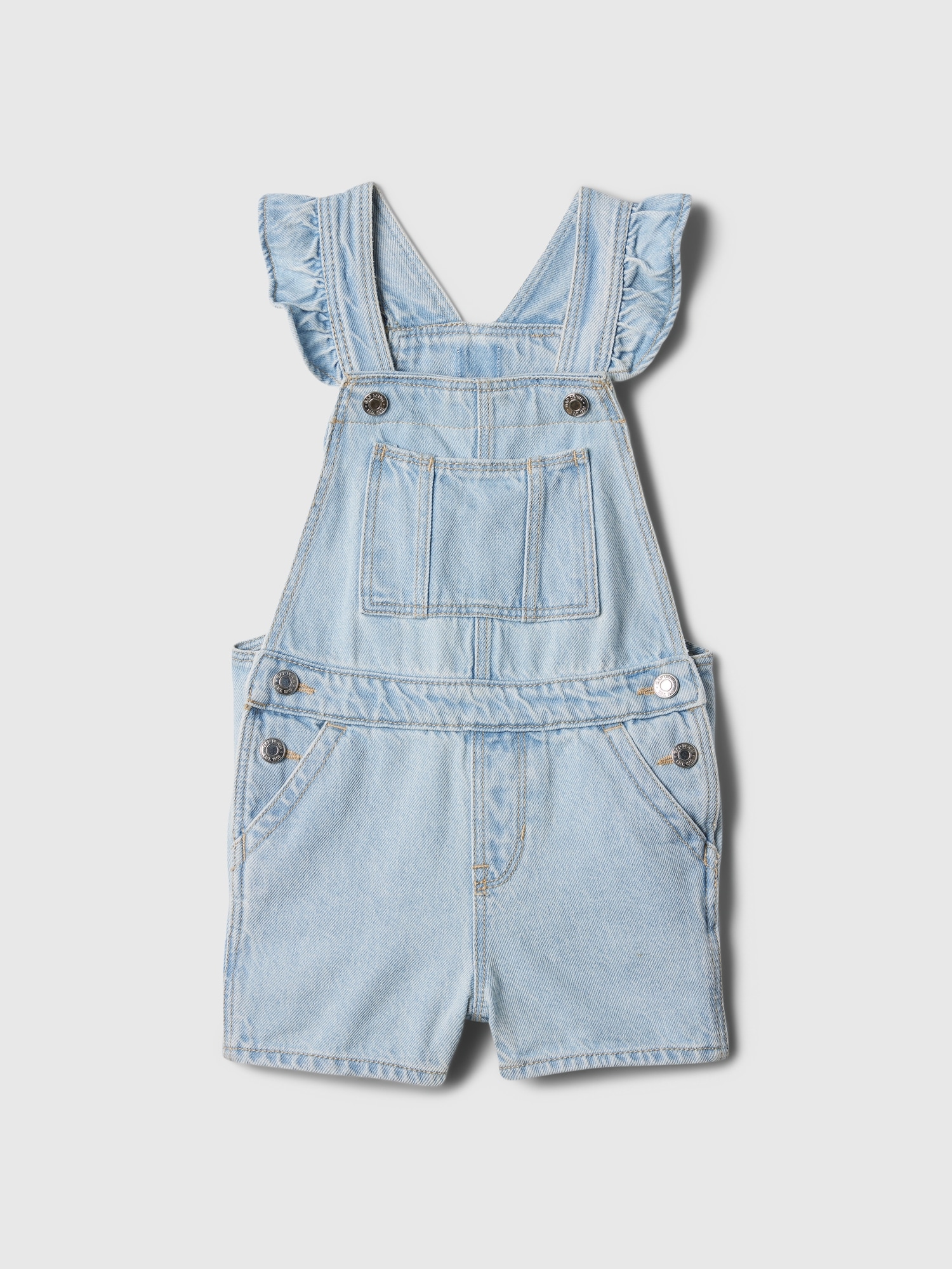 Toddler Denim Shortalls