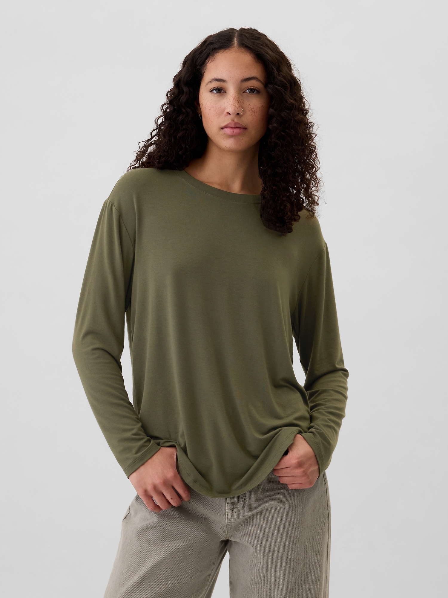 Relaxed Luxe Crewneck T-Shirt