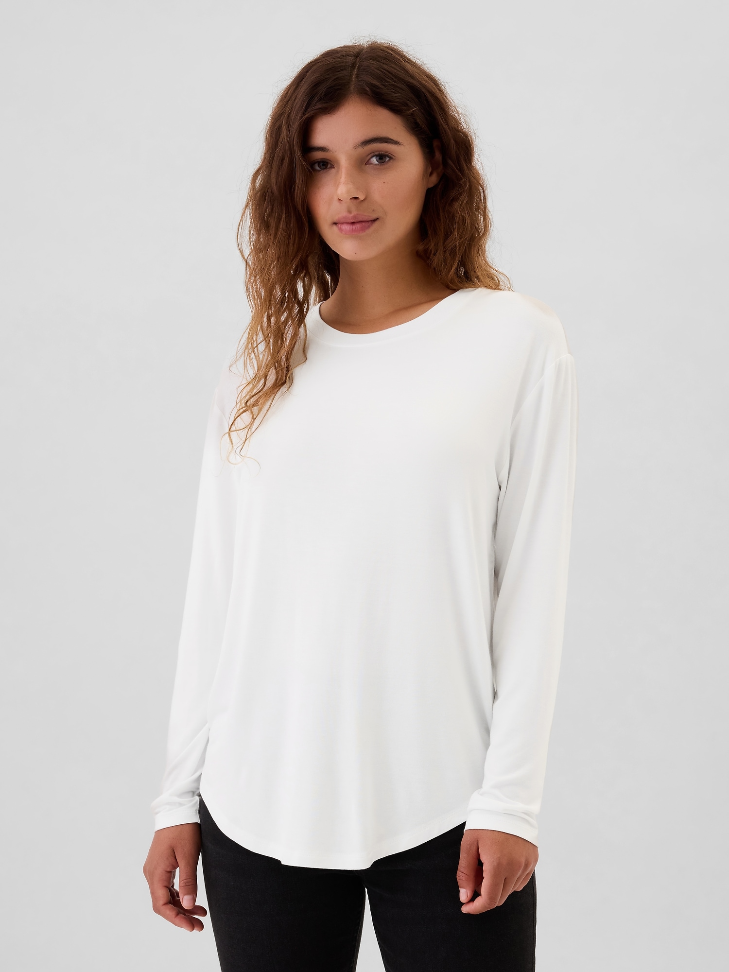 Relaxed Luxe Crewneck T-Shirt