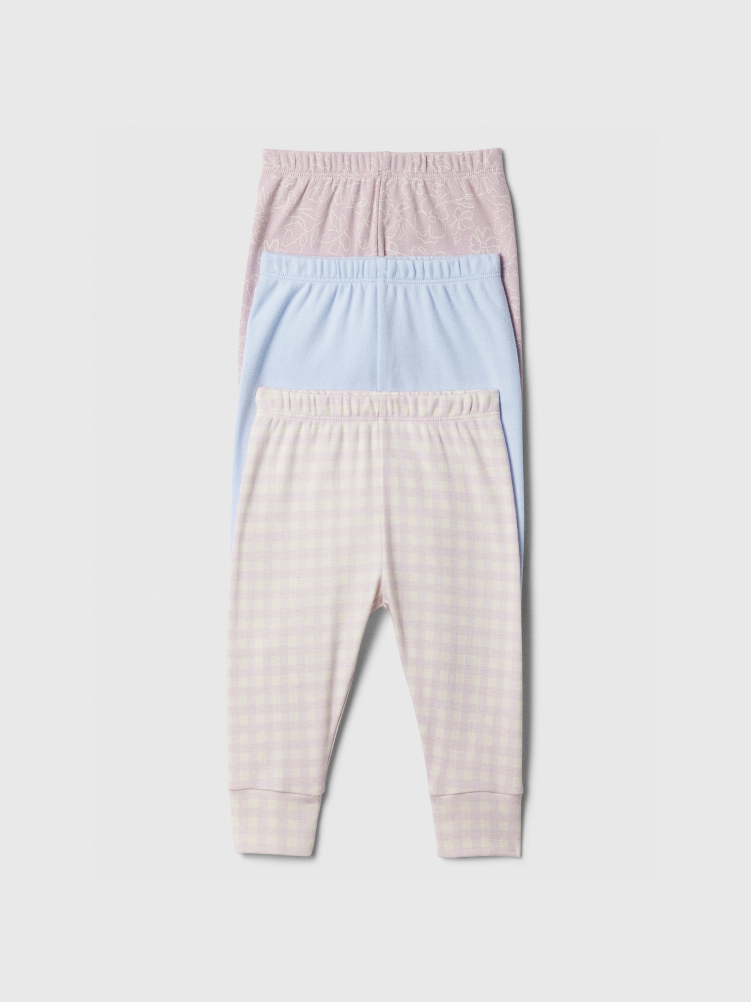 Baby Pull-On Pants (3-Pack)