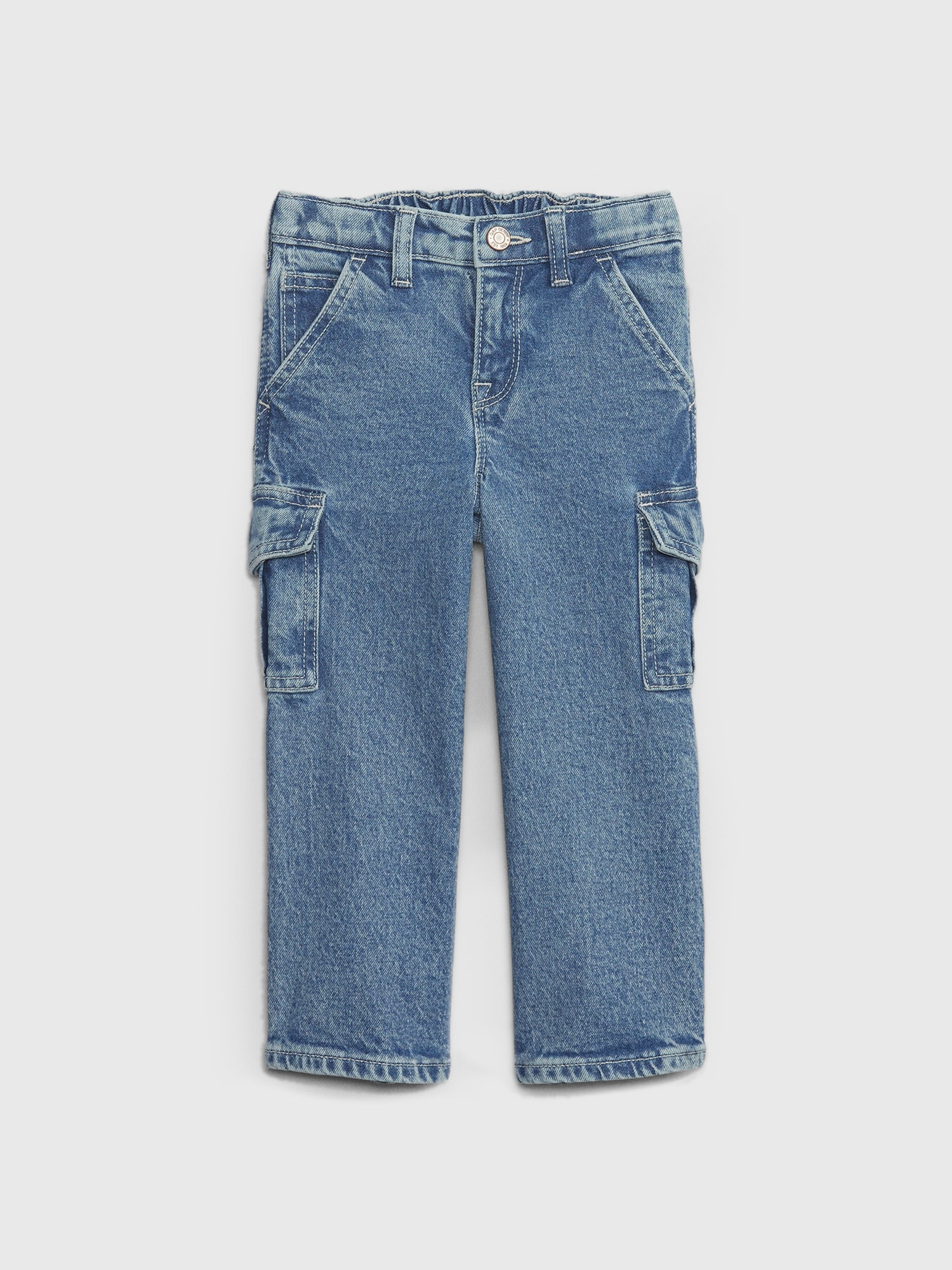 babyGap Wide-Leg Cargo Jeans