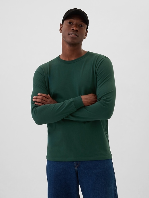 Image number 9 showing, Everyday Soft Stripe Crewneck T-Shirt