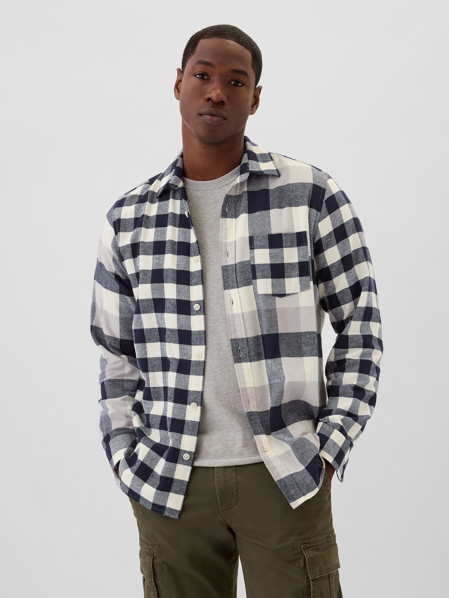 Flannel Shirt in Standard Fit