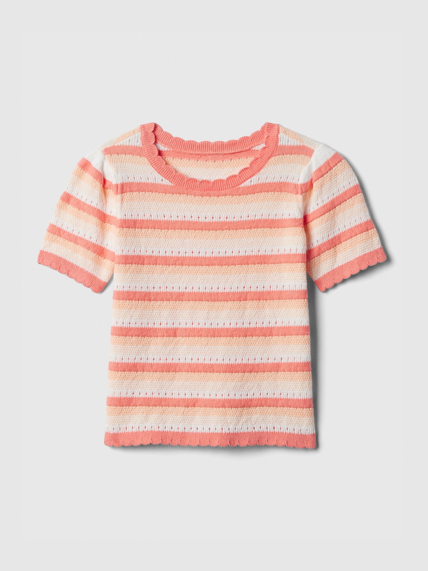 babyGap Stripe Crochet Sweater Top - Multi