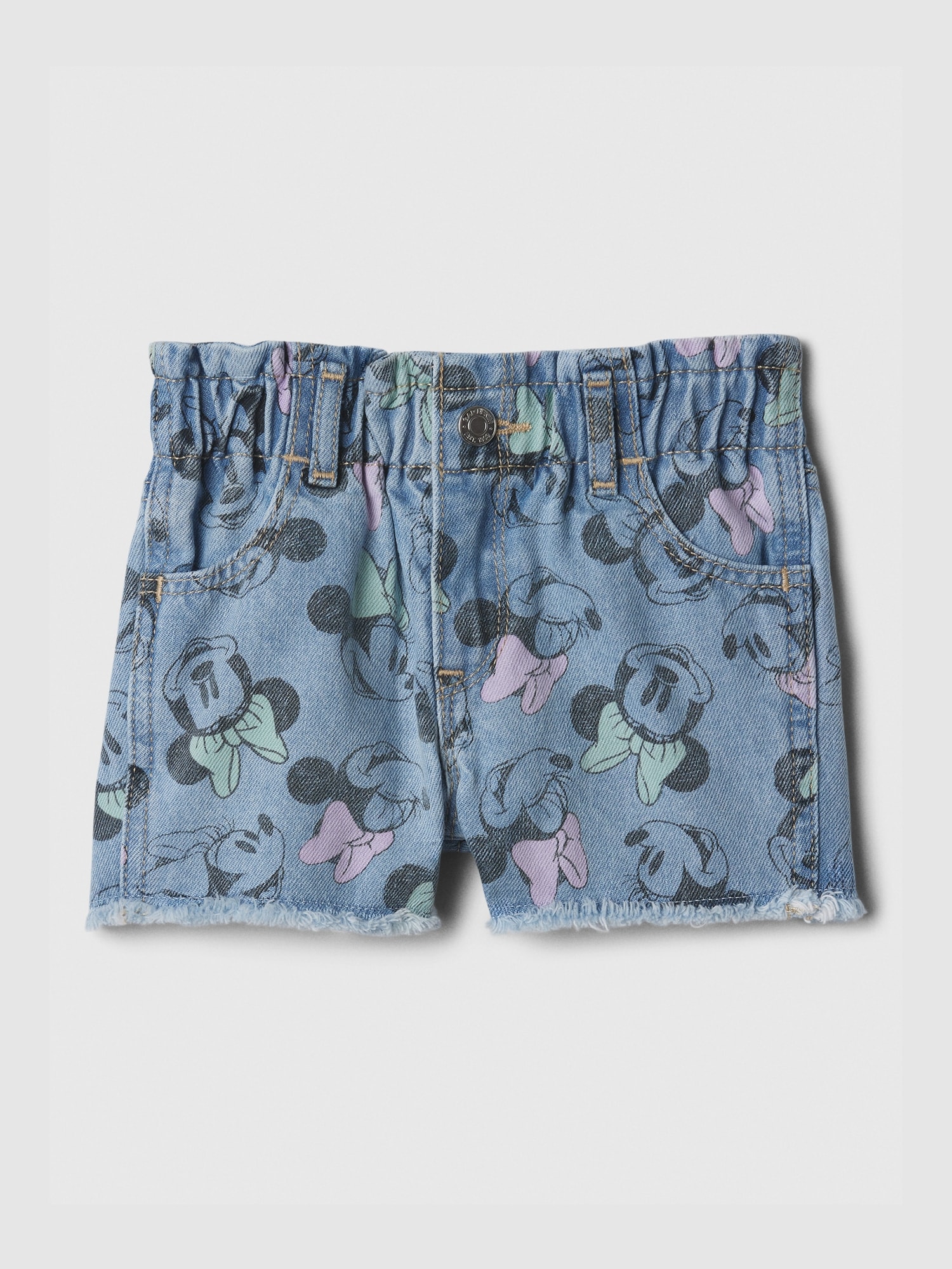 babyGap | Disney Minnie Mouse Paperbag Mom Jean Shorts