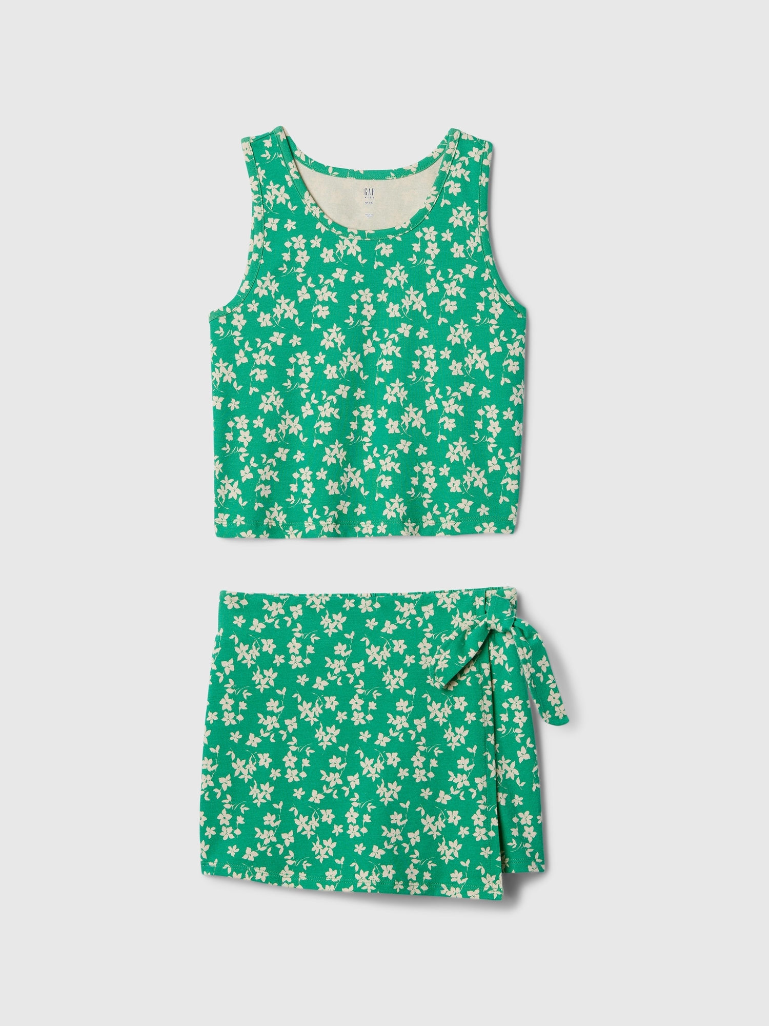 Kids Skort Two-Piece Outfit Set