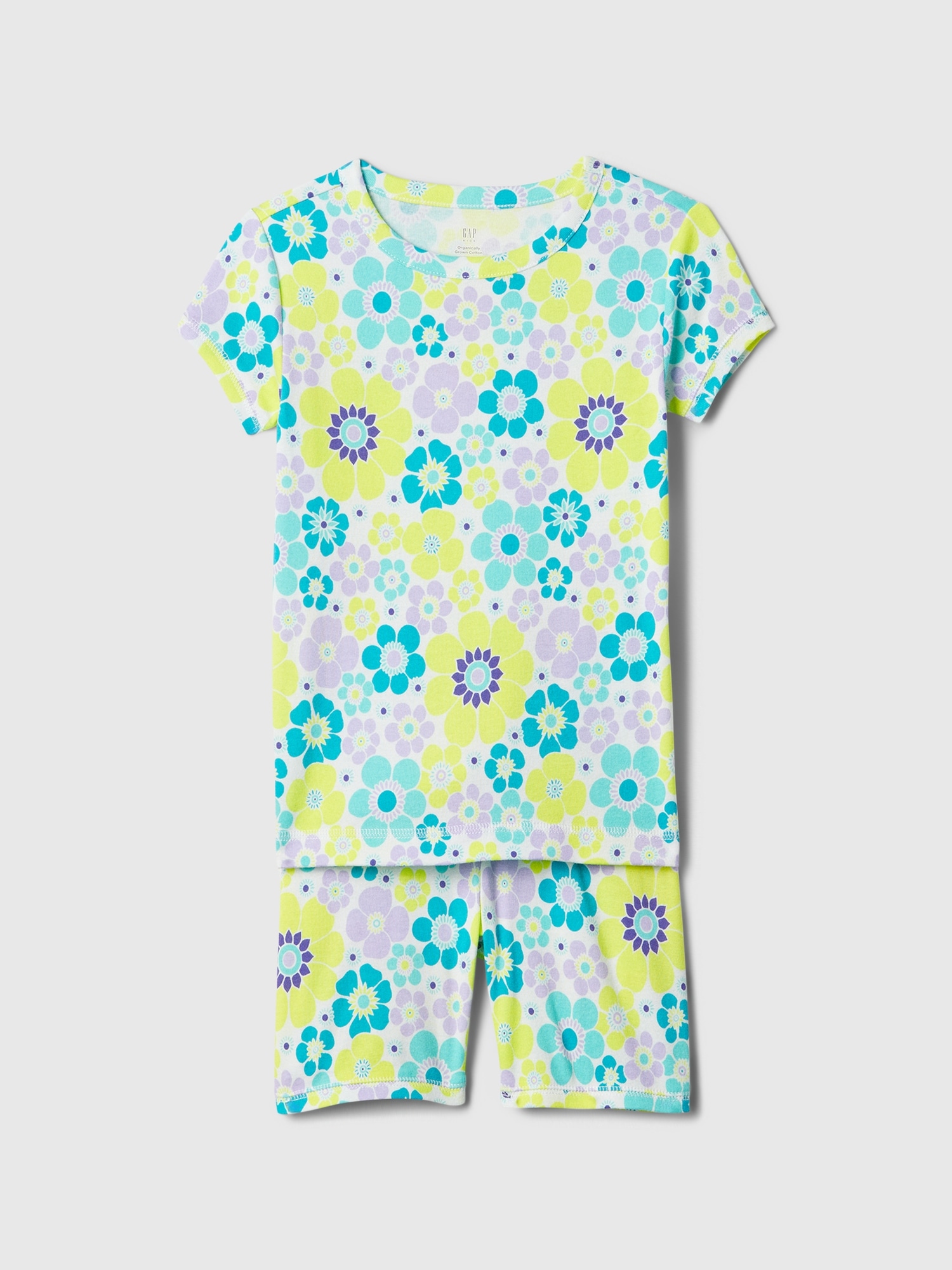 Kids 100% Organic Cotton Print PJ Set