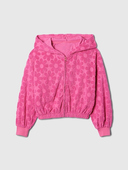 Image number 1 showing, Kids Towel Terry Zip Hoodie