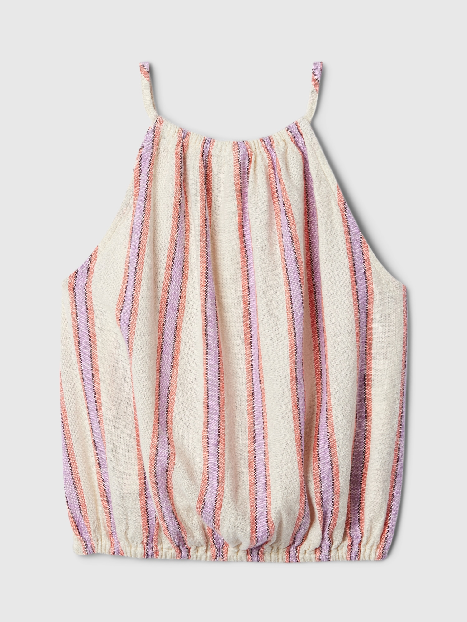 Kids Linen-Blend Halter Top