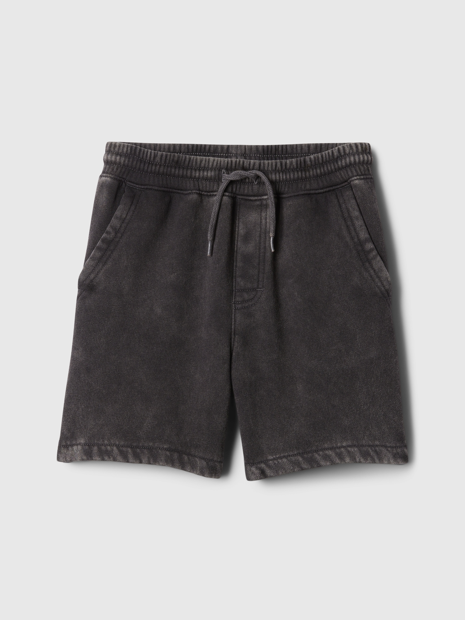 Kids Washed-Fleece Pull-On Shorts