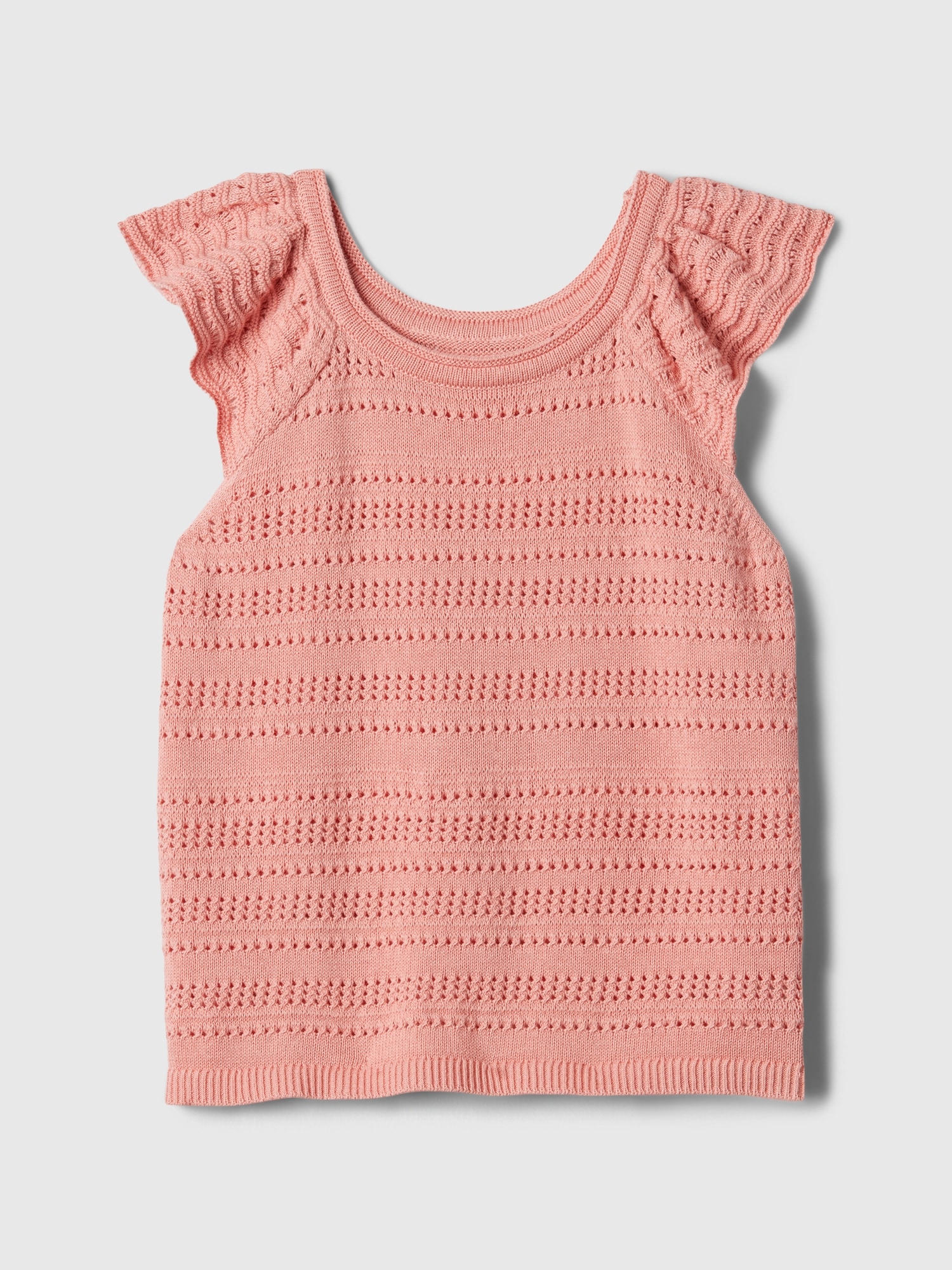 Kids Crochet Sweater Tank Top