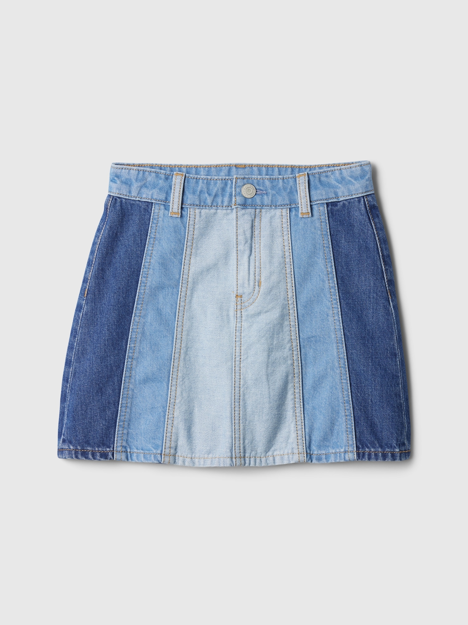 Kids Pieced Denim Skirt