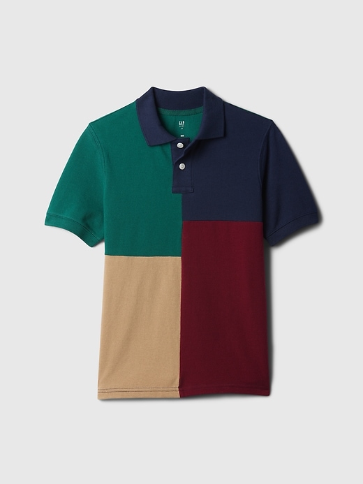 Image number 1 showing, Kids Pique Polo Shirt