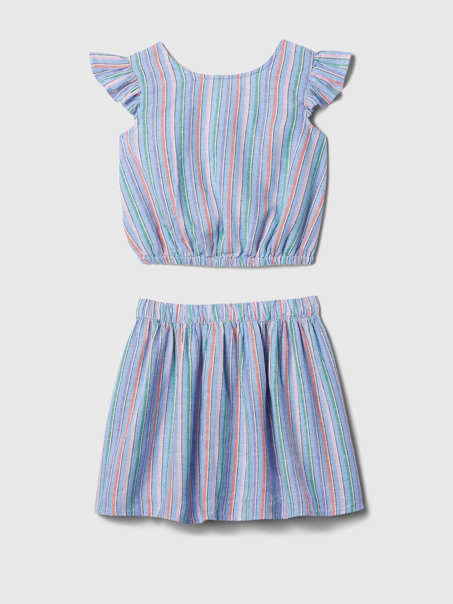 Kids Two-Piece Skirt Outfit Set