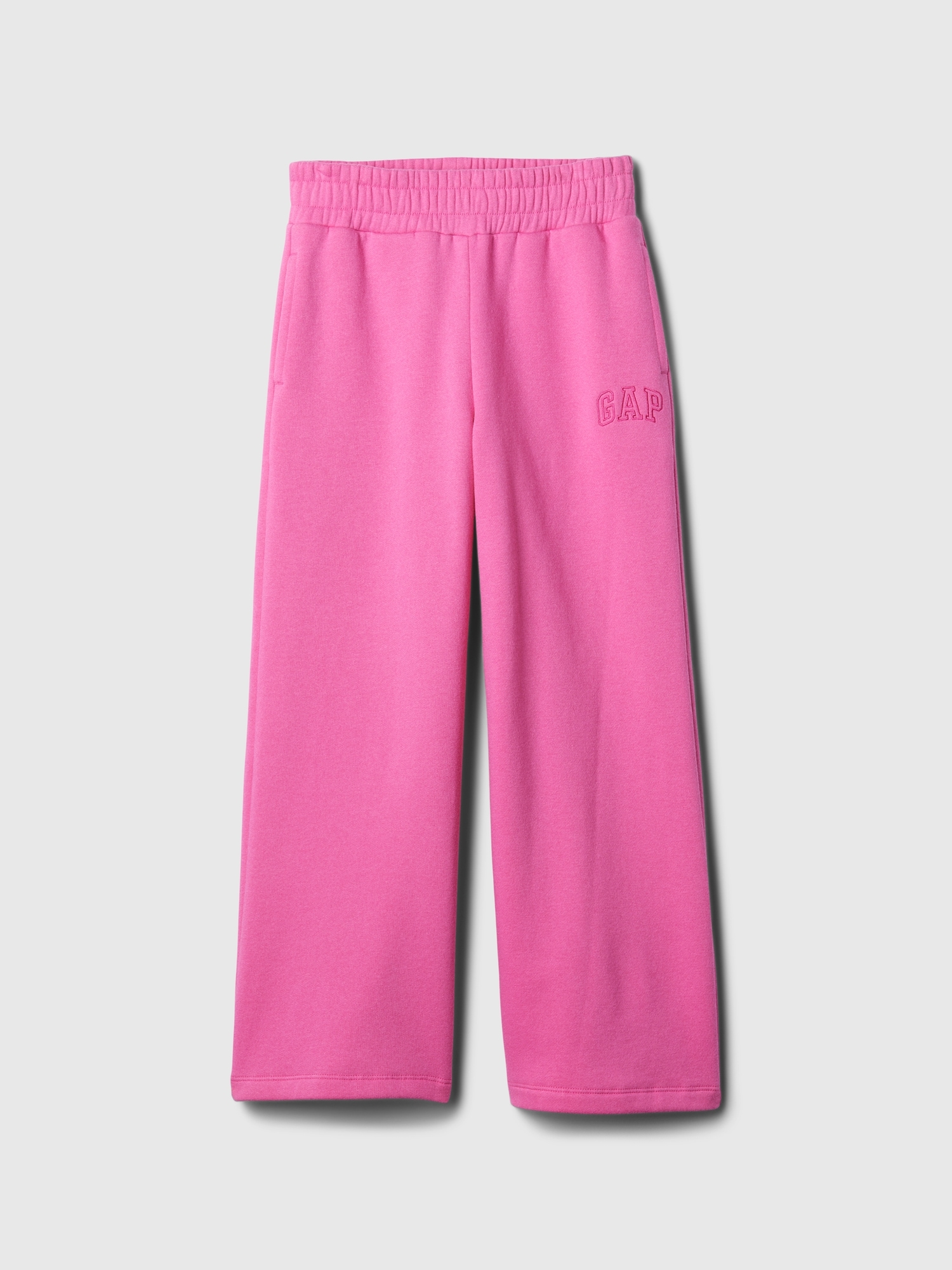 Kids Gap Logo Wide-Leg Sweatpants