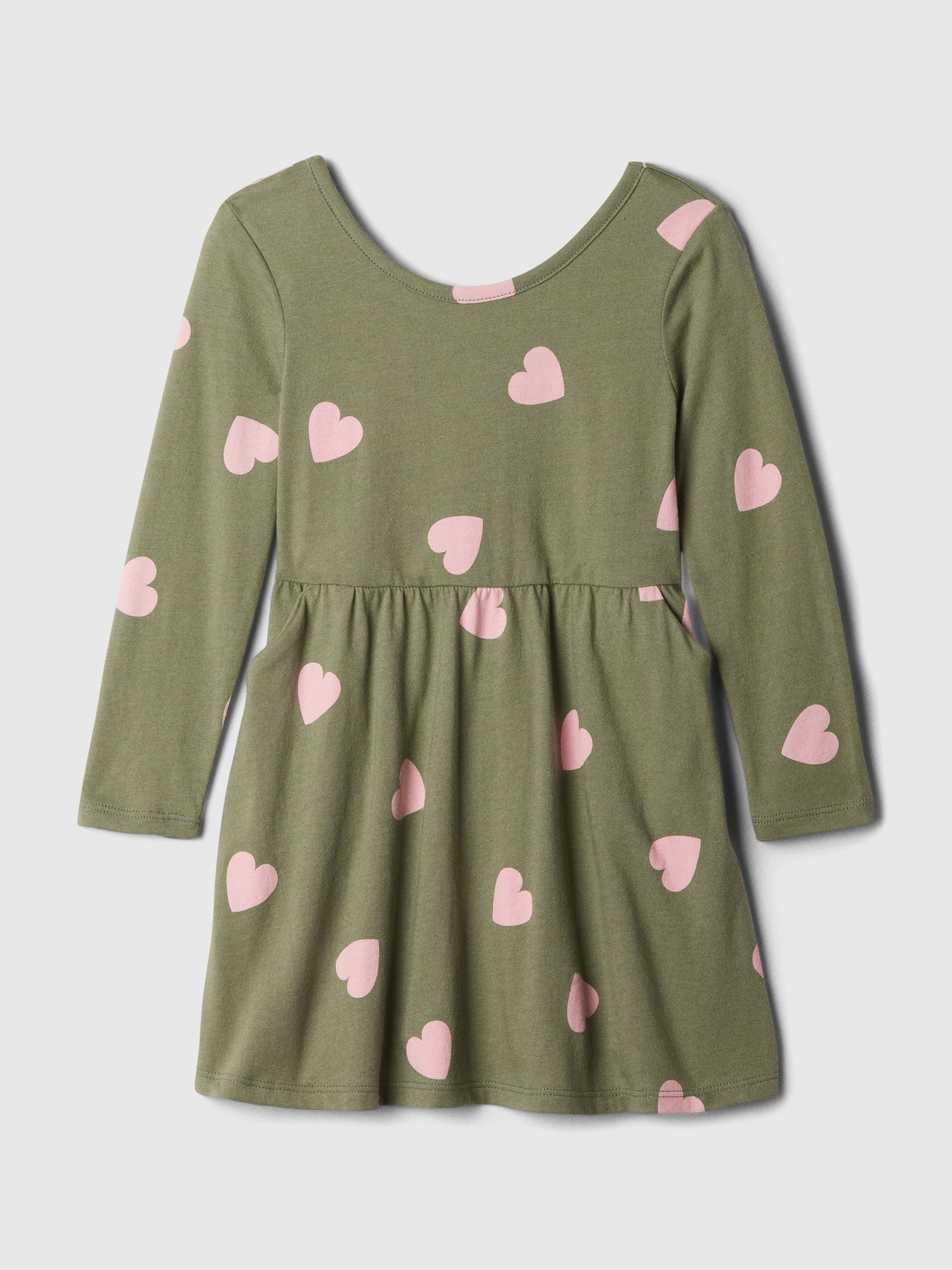 babyGap Print Jersey Dress - Green